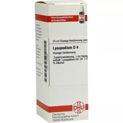 LYCOPODIUM D4-fortynding, 20 ml