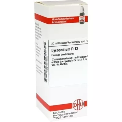 LYCOPODIUM D 12 Fortynding, 20 ml