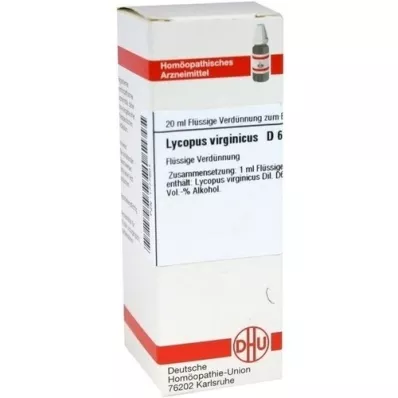 LYCOPUS VIRGINICUS D6 Fortynding, 20 ml
