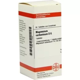 MAGNESIUM CARBONICUM D 6 tabletter, 80 stk