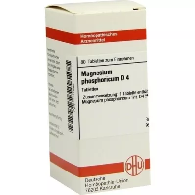 MAGNESIUM PHOSPHORICUM D 4 tabletter, 80 stk
