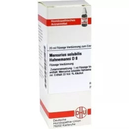 MERCURIUS SOLUBILIS Hahnemanni D 8 Fortynding, 20 ml