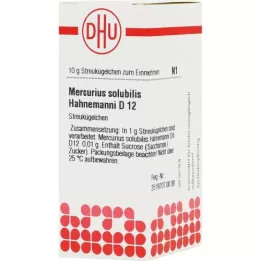 MERCURIUS SOLUBILIS Hahnemanni D 12 kugler, 10 g