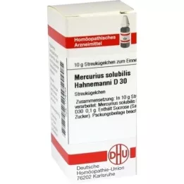 MERCURIUS SOLUBILIS Hahnemanni D 30 kugler, 10 g