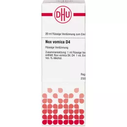 NUX VOMICA D4-fortynding, 20 ml