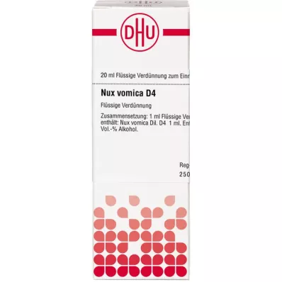 NUX VOMICA D4-fortynding, 20 ml NUX VOMICA D4-fortynding, 20 ml