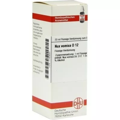 NUX VOMICA D 12 Fortynding, 20 ml