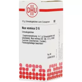 NUX VOMICA D 6 kugler, 10 g