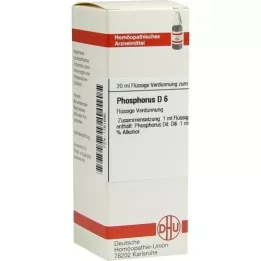PHOSPHORUS D6 Fortynding, 20 ml