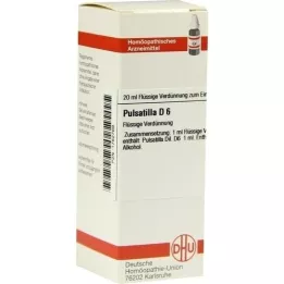 PULSATILLA D6 Fortynding, 20 ml