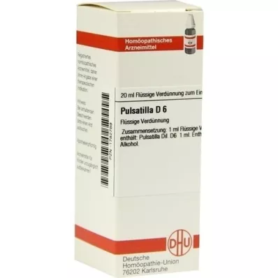 PULSATILLA D6 Fortynding, 20 ml
