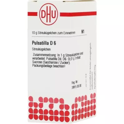 PULSATILLA D 6 kugler, 10 g