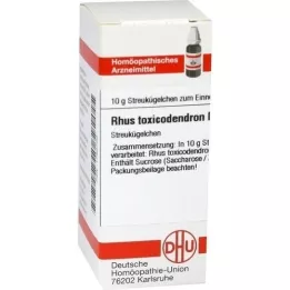 RHUS TOXICODENDRON D 3 kugler, 10 g