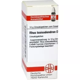 RHUS TOXICODENDRON D 4 kugler, 10 g