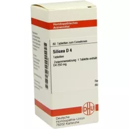 SILICEA D 4 tabletter, 80 stk