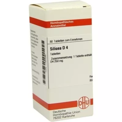 SILICEA D 4 tabletter, 80 stk