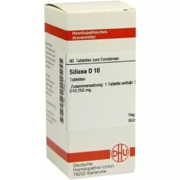 SILICEA D 10 tabletter, 80 stk