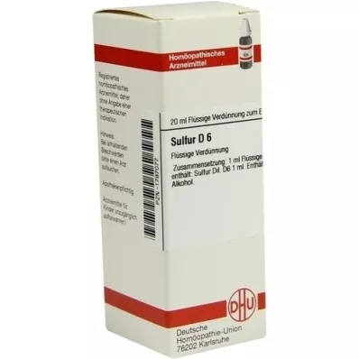 SULFUR D6 Fortynding, 20 ml