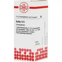 SULFUR D 6 kugler, 10 g