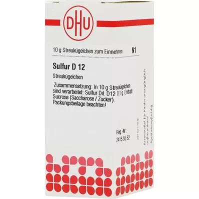 SULFUR D 12 kugler, 10 g