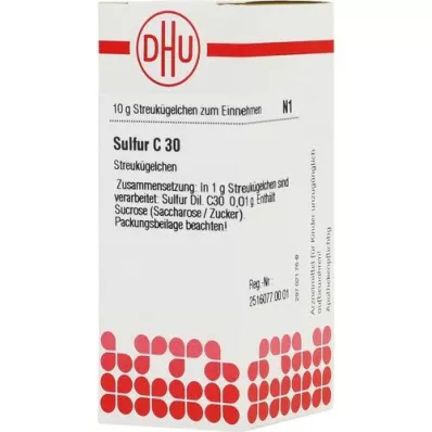 SULFUR C 30 kugler, 10 g