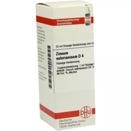 ZINCUM VALERIANICUM D4-fortynding, 20 ml