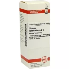 ZINCUM VALERIANICUM D6 Fortynding, 20 ml