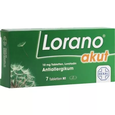 LORANO akutte tabletter, 7 stk