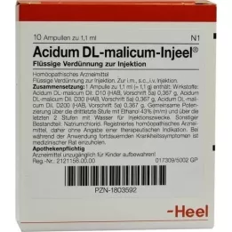 ACIDUM DL-malicum Injeel ampuller, 10 stk