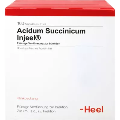 ACIDUM SUCCINICUM INJEEL Ampuller, 100 stk
