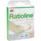 RATIOLINE følsom hurtig sårbandage 8 cmx1 m, 1 stk