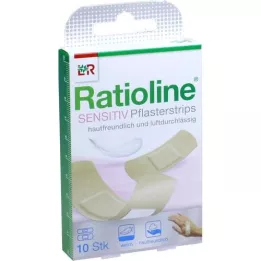 RATIOLINE følsomme gipsstrimler i 2 størrelser, 10 stk