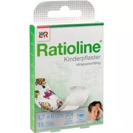 RATIOLINE børnegipsstrimler, 15 stk