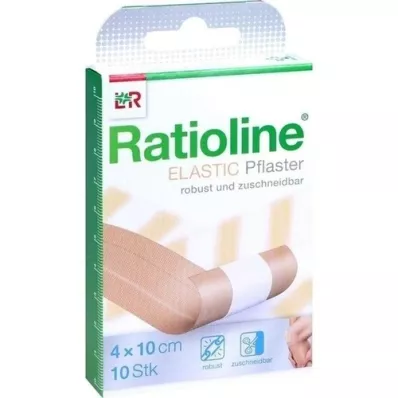 RATIOLINE elastisk hurtig sårbandage 4 cmx1 m, 1 stk