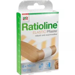 RATIOLINE elastisk hurtig sårbandage 6 cmx1 m, 1 stk