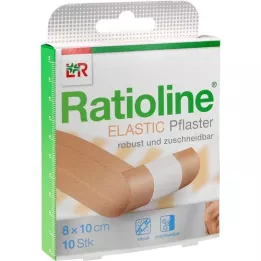 RATIOLINE elastisk hurtig sårbandage 8 cmx1 m, 1 stk