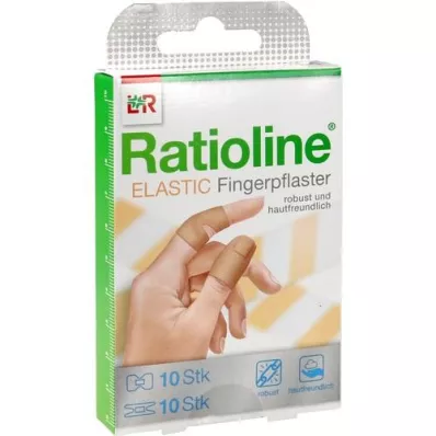 RATIOLINE elastisk finger specialstik i 2 størrelser, 20 stk