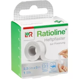 RATIOLINE akut klæbepuds 2,5 cmx5 m, 1 stk