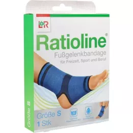 RATIOLINE aktiv ankelbandage str. S, 1 stk