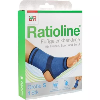 RATIOLINE aktiv ankelbandage str. S, 1 stk