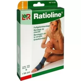 RATIOLINE aktiv ankelbandage str. M, 1 stk