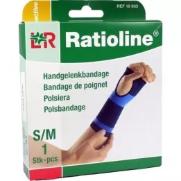 RATIOLINE aktiv håndledsbandage størrelse S/M, 1 stk