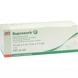 SUPRASORB F Folie sårbandage 10 cmx1 m diskontinuerlig rulle, 1 stk