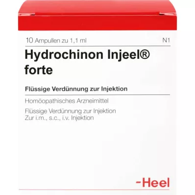 HYDROCHINON Injeel forte ampuller, 10 stk
