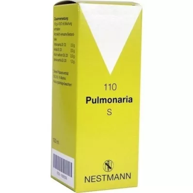 PULMONARIA S 110 dråber, 100 ml