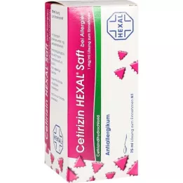 CETIRIZIN HEXAL Juice til allergi, 75 ml