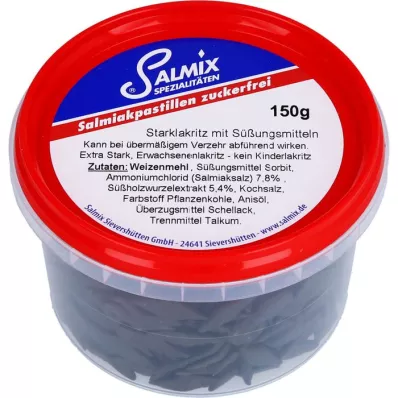 SALMIX Salmiakpastiller sukkerfri, 150 g