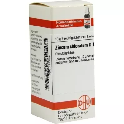 ZINCUM CHLORATUM D 12 kugler, 10 g