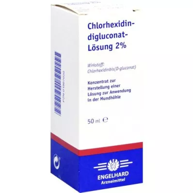 CHLORHEXIDINDIGLUCONAT Opløsning 2% koncentrat, 50 ml