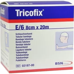 TRICOFIX Rørbandage størrelse E 8 cmx20 m, 1 stk